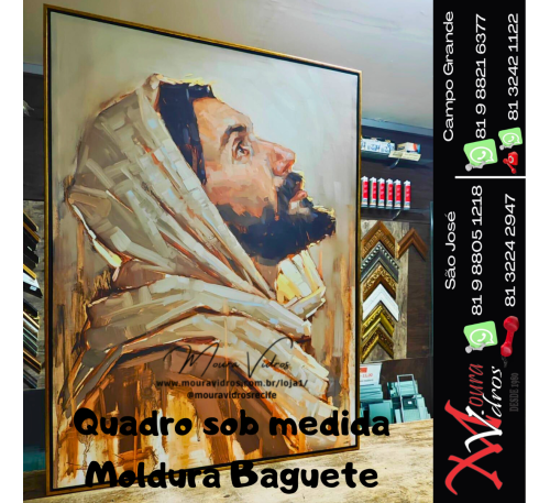 QUADRO CAIXA  / BAGUETE / FILETE SOB MEDIDA